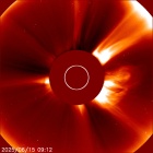 Latest LASCO C2 image of the Sun