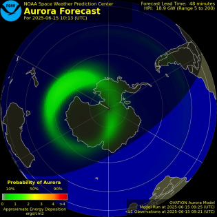Current Southern hemispheric power input map
